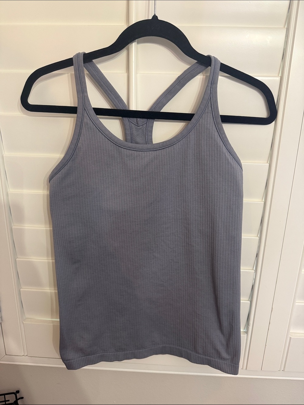 Lulu Lemon Athletics Ebb to Street Classic Ribbed Tank Top - Grey